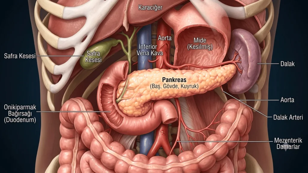 Pankreas Yeri Organlar Görevleri Pankreas Yeri Organlar Görevleri